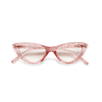 OKKIA Lecture Adriana Small Cat Eye Rose pailleté