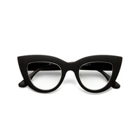 OKKIA Lecture Claudia Big Cat Eye Noir